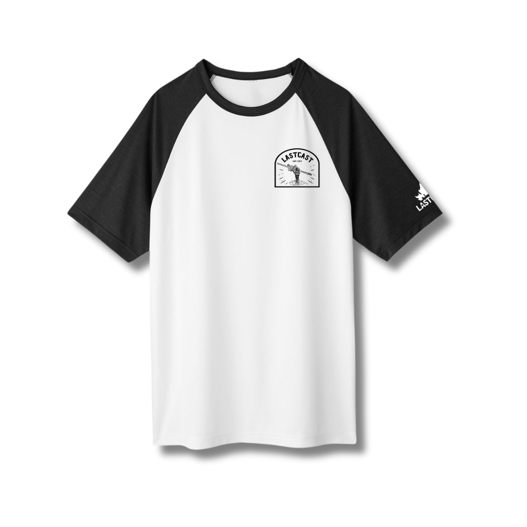 'Till Death Baseball Tee - Black/White