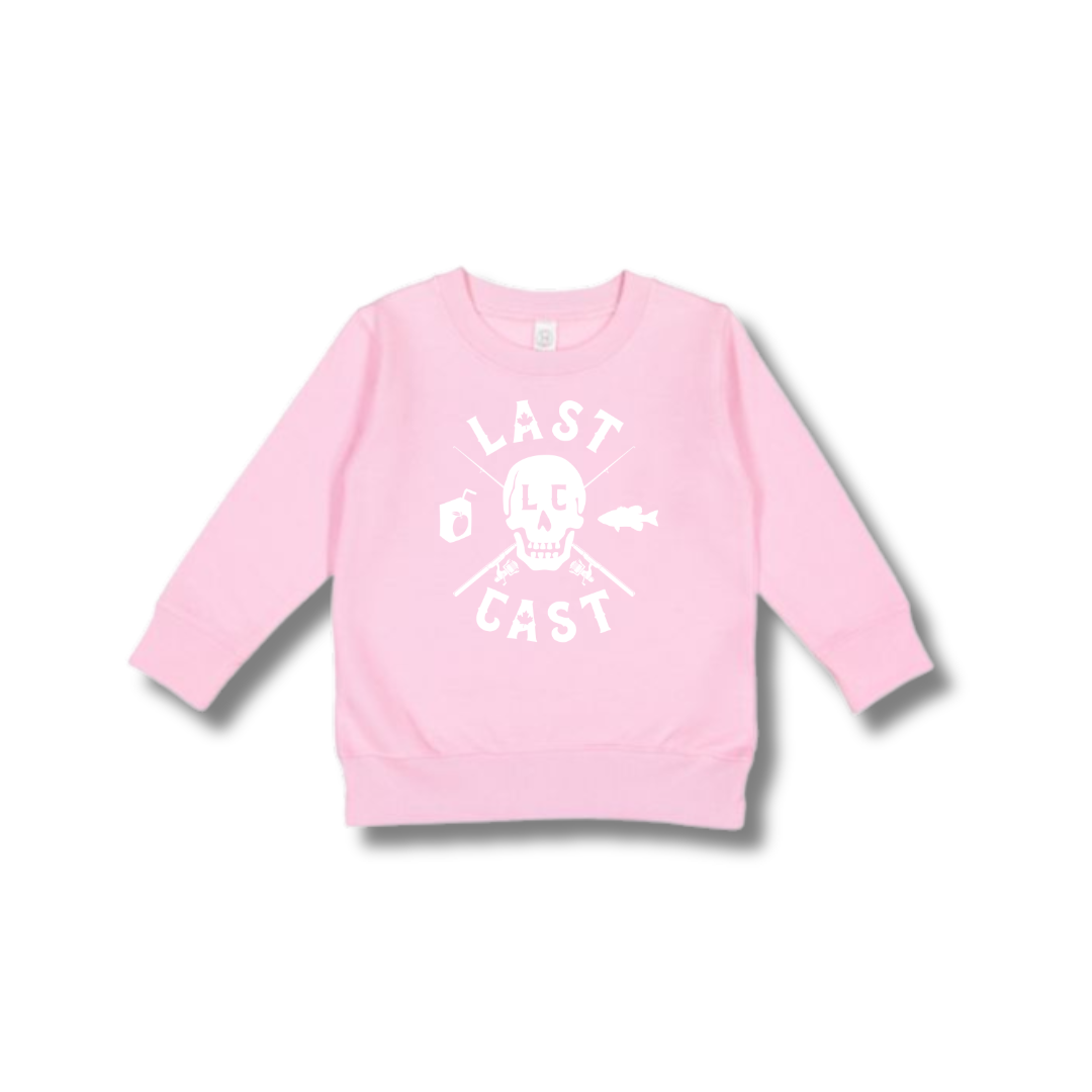 Sippin’ N Lippin’ YOUTH Crewneck - Pink