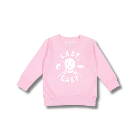 Sippin’ N Lippin’ YOUTH Crewneck - Pink