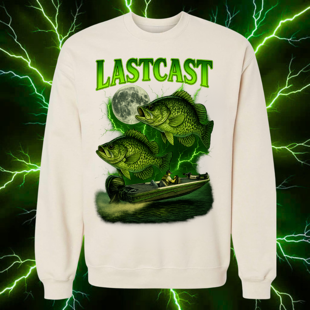Crappie Retro Crewneck